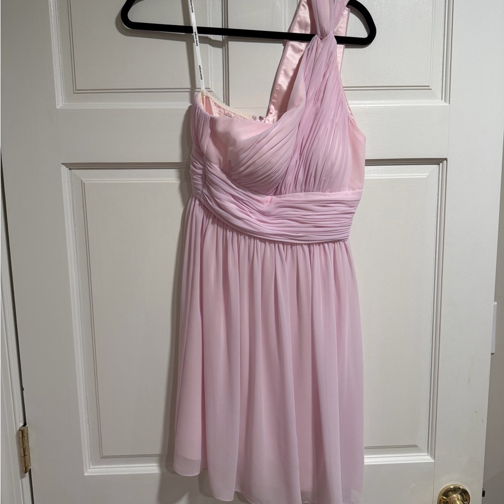 Donna Morgan Pink Asymmetrical Dress